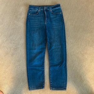 Express High Rise Mom Jean, Size 8R
